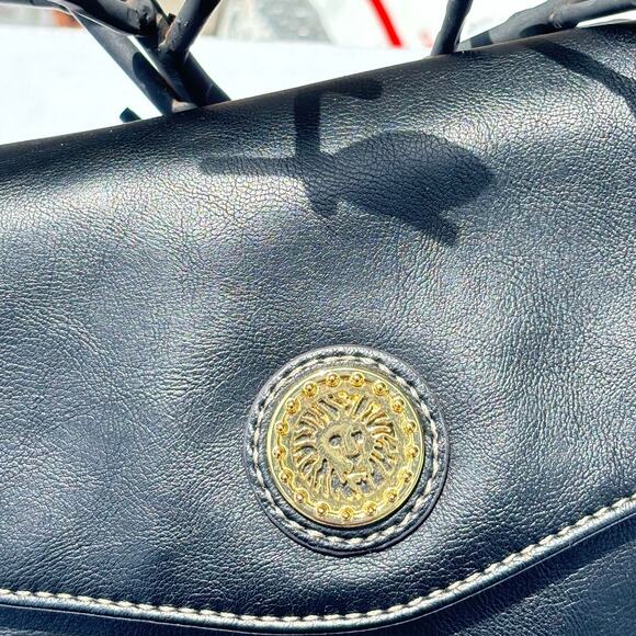 Black & Gold Anne Klein Clutch Purse - Picture 3 of 9